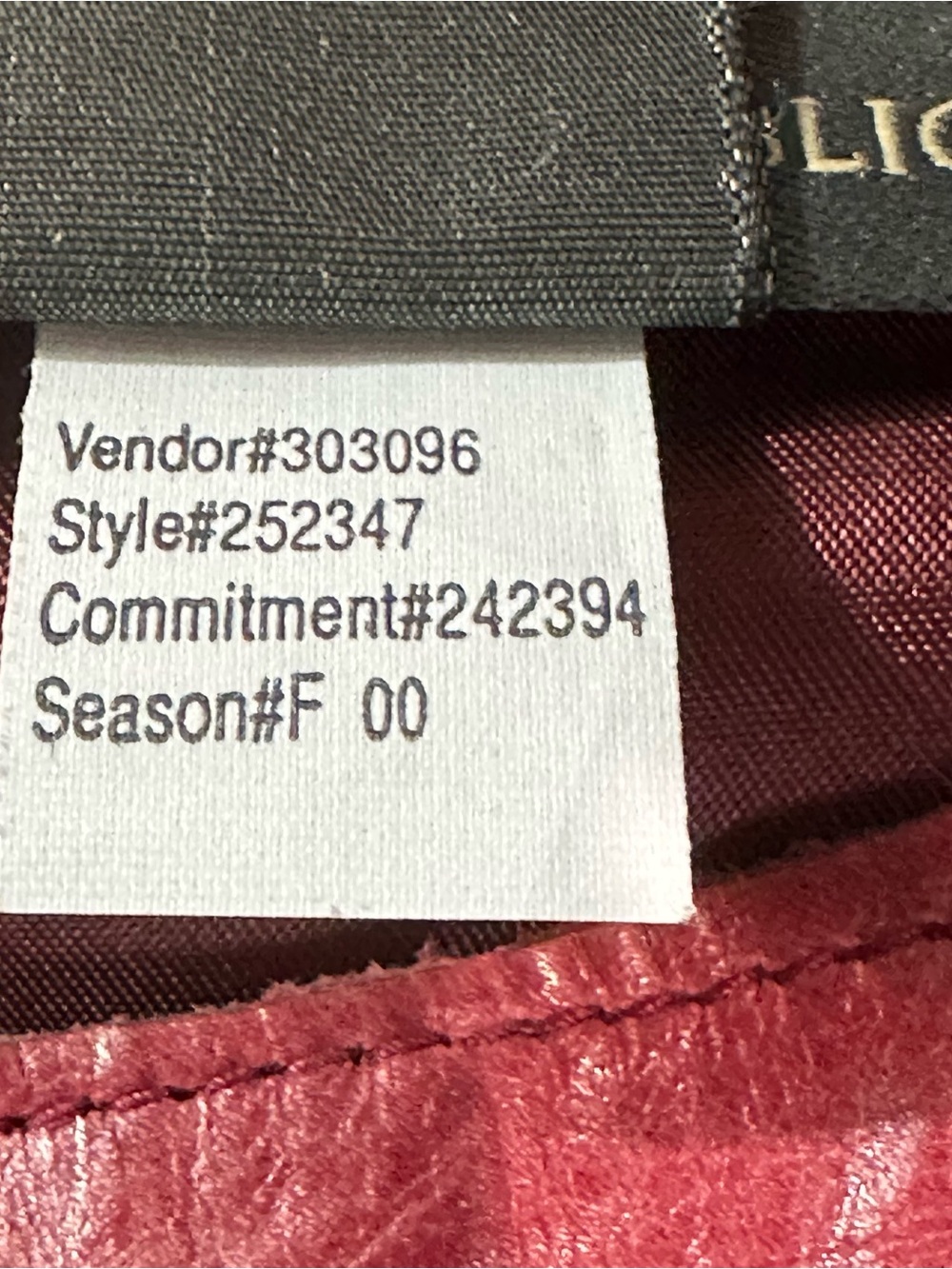 Banana Republic Burgundy Leather A-Line Skirt - Picture 8 of 9
